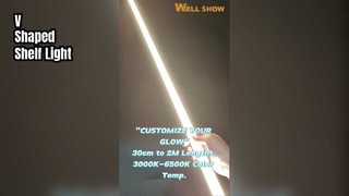 Светильник в форме буквы V