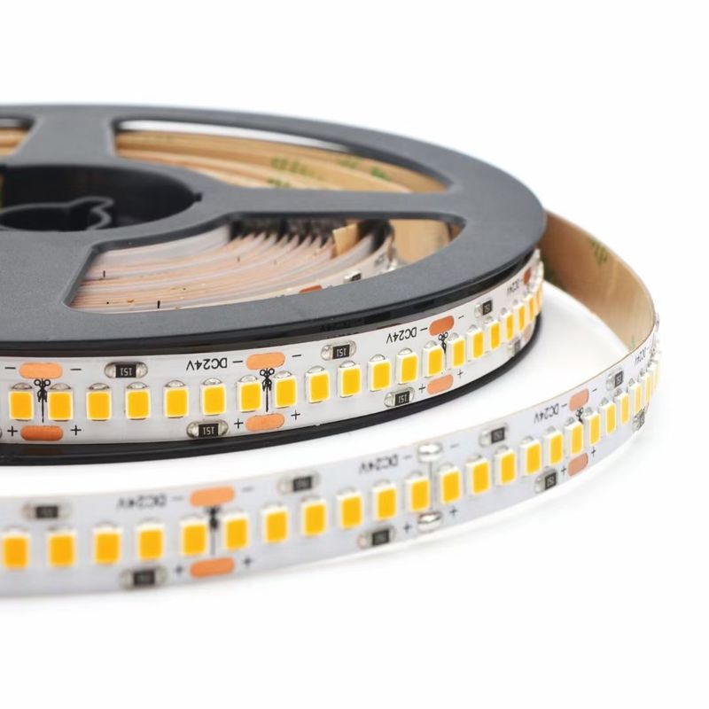 3000K 4000K 6500K 12 вода 2 цветов прокладок 24V SMD2835 СИД вольта гибкая светлая умная двойная подряд