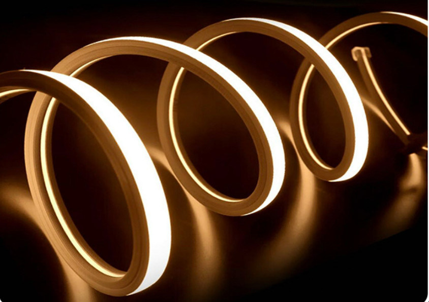 изменение цвета света прокладки гибкое 24V СИД 3000K неоновое 14W 1616 RGB